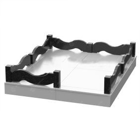 Гранитная ограда ОГ-21